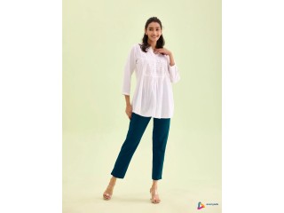 Buy Stylish Cotton Kurti Pant Online - Go Colors