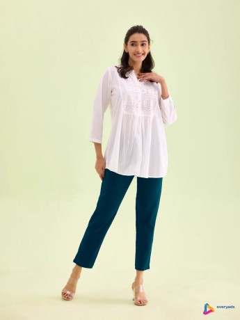 buy-stylish-cotton-kurti-pant-online-go-colors-big-0