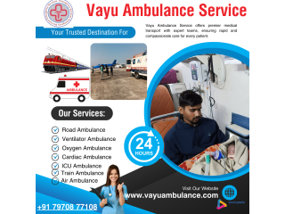 The Fully Equipped Vayu Ambulance Services in Ranchi