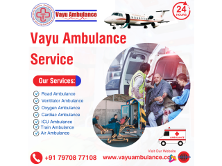 Transport Patient From One City To Another- Vayu Air Ambulance Services in Patna