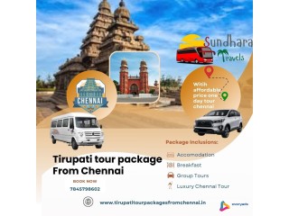 Tirupati Tour Package From Chennai - Sundhara Travels