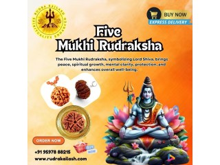 Buy 5 Mukhi Rudraksha Mala Online