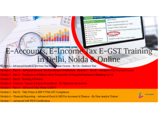 Accounting Certification Course in Delhi, Saket, Free Taxation, Tally & GST Training with Free Demo, Free Job Placement, Special Offer till Sept'23