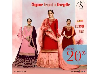 Indo Western Lehenga Choli Fusion Ethnic Wear