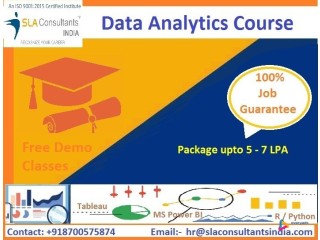 Data Analytics Certification in Delhi, Bhajanpura, Free R & Python Course, Free Demo Classes, Navratri Offer till Oct '23, Free Job Placement