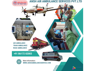 Ansh Air Ambulance in Patna with All Advanced Medical Tools