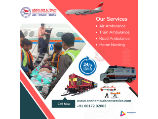 Ansh Train Ambulance Service in Patna  Provides Efficient and Reliable Medical Transportation