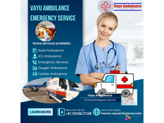 Vayu Road Ambulance Services in Danapur - With Well-Expert and Trained Medical Crew