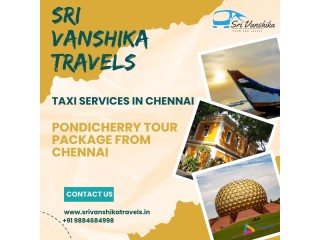 Taxi Services in Chennai | Sri Vanshika Travels