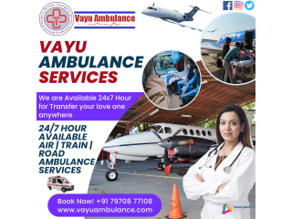 Vayu Air Ambulance Services in Patna  Go For Safe Medical Flight