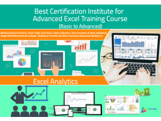 Excel Training Course in Delhi, 110089. Best Online Live Advanced Excel Training in Patna by IIT Faculty , [ 100% Job in MNC]