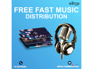 We Offered free fast music distribution