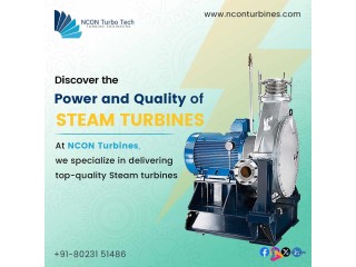 Reliable Back Pressure Turbine Manufacturers | Nconturbines